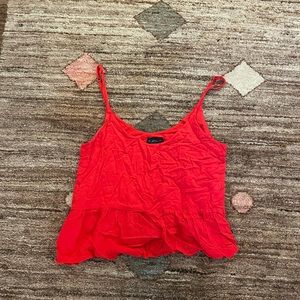 Topshop Red Tank